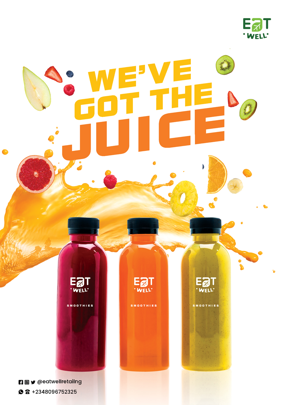 Eatwell juice and smoothies range