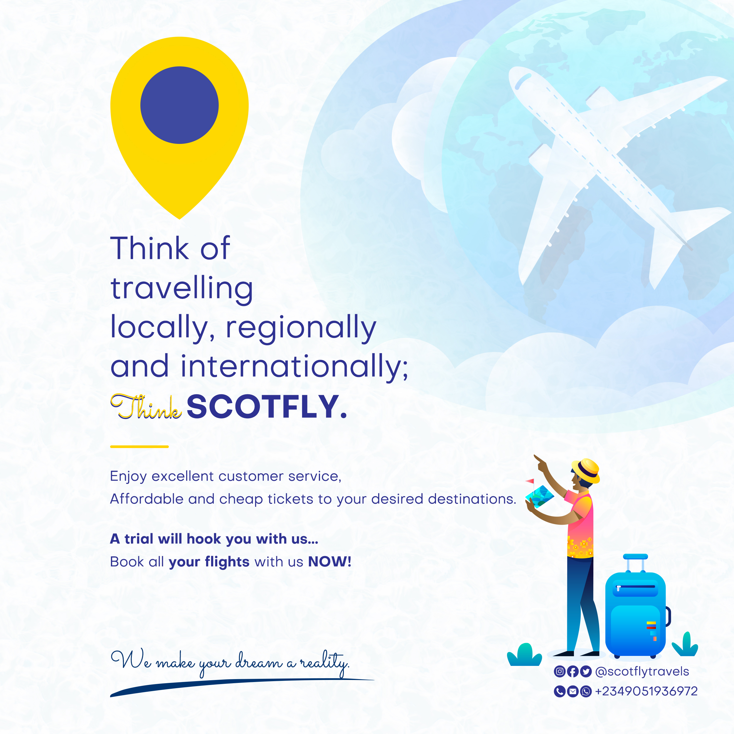 Scotfly travel flier